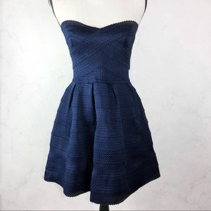 [Sans Souci] Navy Classy Strapless Dress